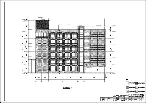 某地小学教学楼办公楼建筑施工图纸-图二