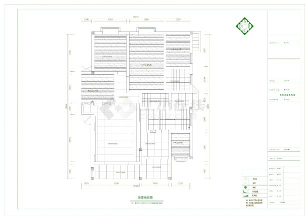 某五室大户型装修设计CAD施工方案图-图一