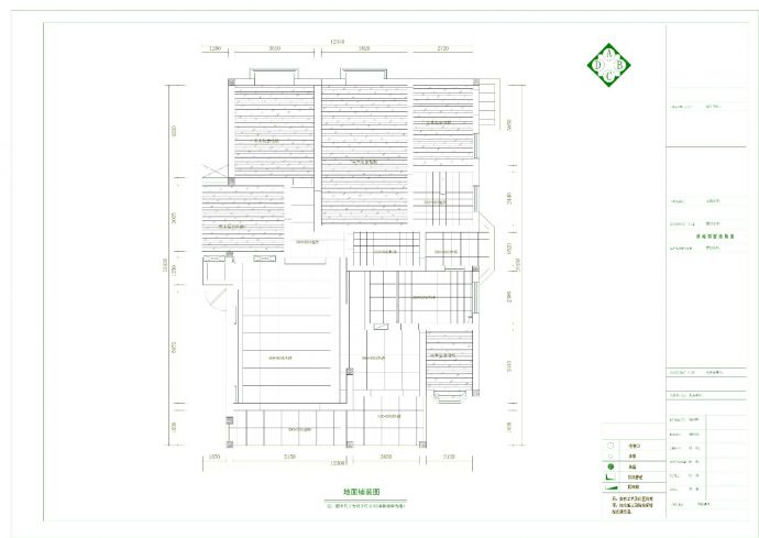 某五室大户型装修设计CAD施工方案图_图1