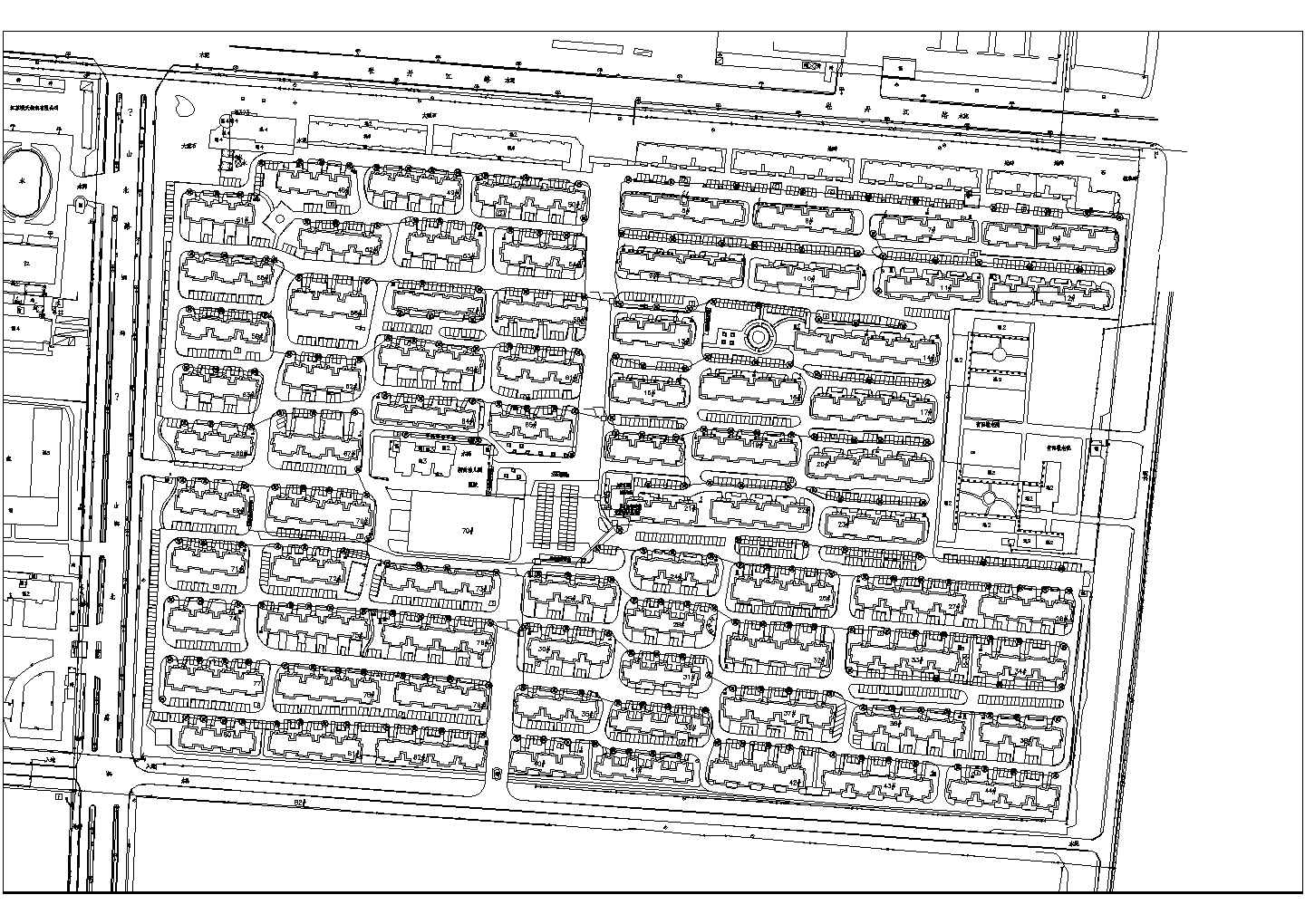 现代名城路灯和监控施工图设计