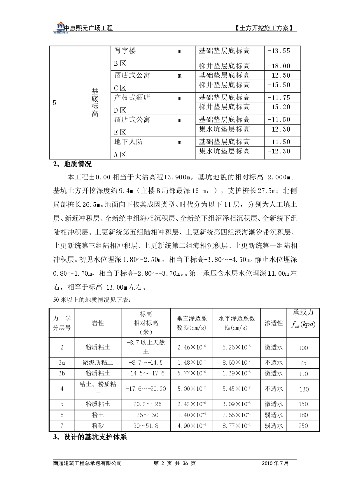 土方开挖专项施工方案-图二