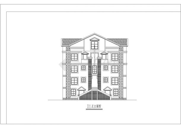 多种别墅户型建筑图（包含11个CAD文件）-图一