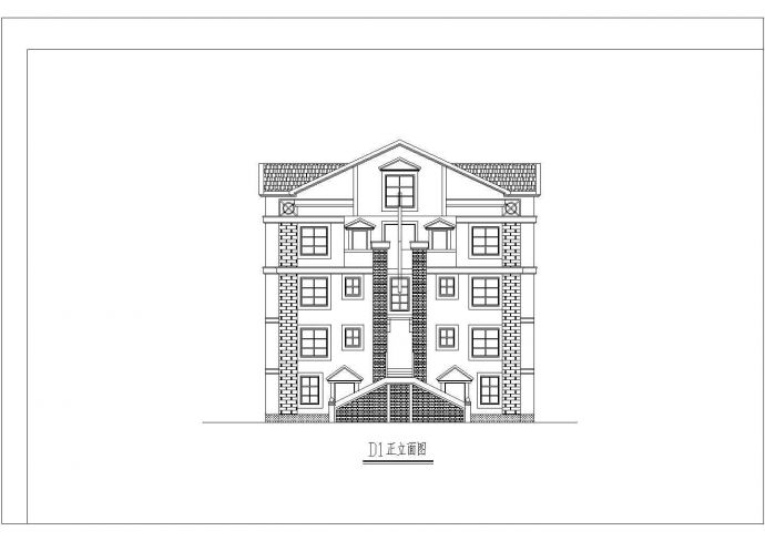 多种别墅户型建筑图（包含11个CAD文件）_图1