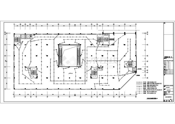 某2万多平米大型商场电气设计全套施工图-图一