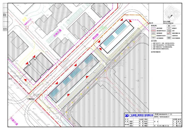 保利电商港南沙项目总平面图CAD-图一