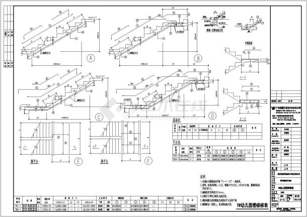 【武汉】某地多层幼儿园建筑设计施工图-图二