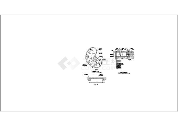 30种各类园林景观喷泉施工图-图一