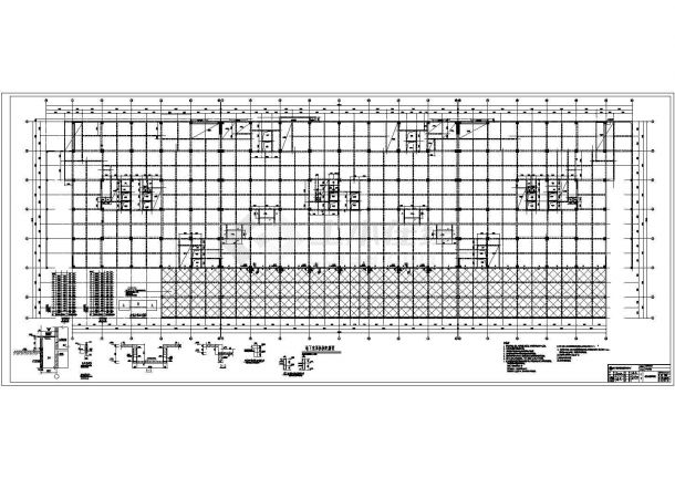【广东】多塔15层框架结构体系石井大楼施工图-图二