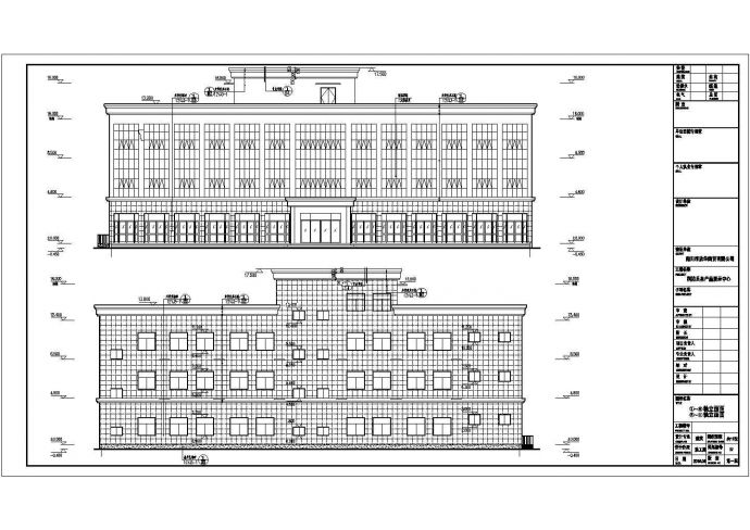 某地三层大空间办公楼建筑设计施工图_图1