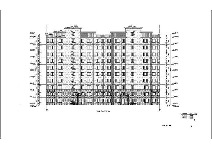 某地小高层剪力墙宿舍楼建筑设计施工图_图1