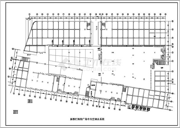 【新郑】某超市风冷模块机组图纸-图一