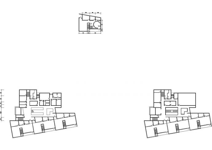东北六班幼儿园建筑设计平面布置图（作业）_图1