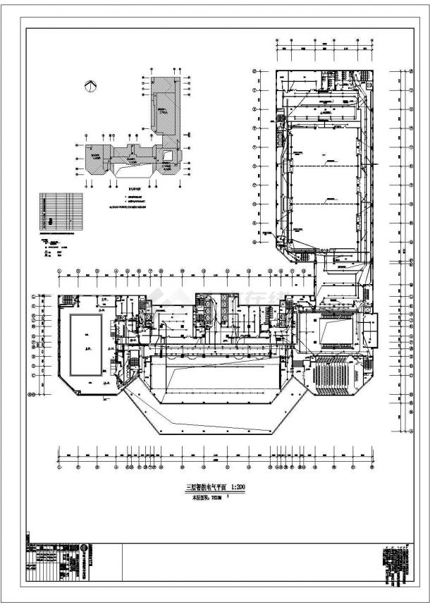 TY国际大酒店电气设计施工图（总建筑面积为15000m2）-图一