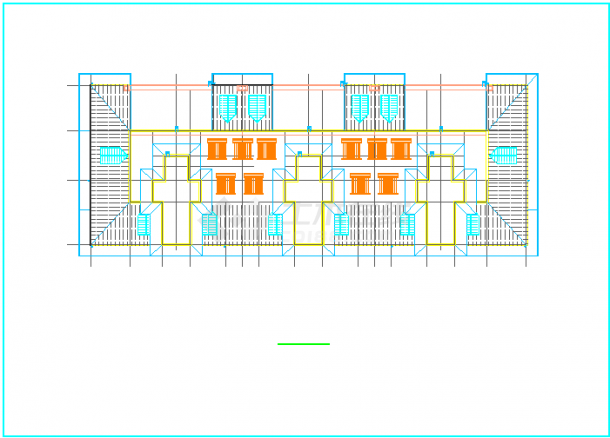 某地九层剪力墙结构商住楼建筑设计施工图-图二