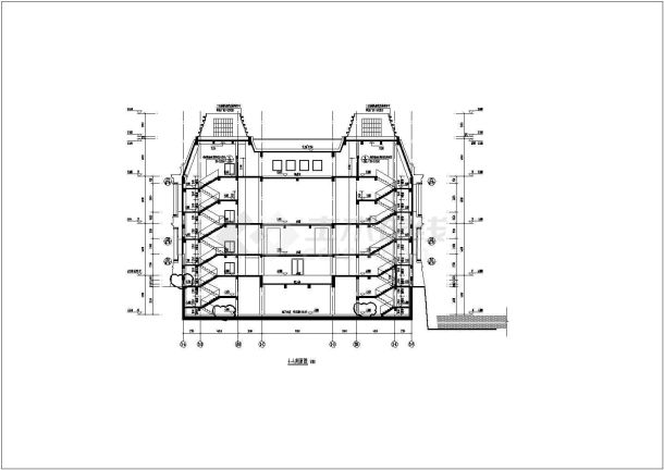 某地多层法式公共建筑方案设计图-图一