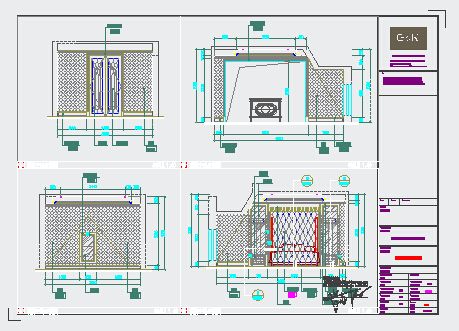 【中海】凯旋门项目B3#楼样板间全套设计施工图-图一