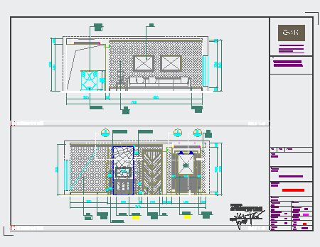 【中海】凯旋门项目B3#楼样板间全套设计施工图-图二