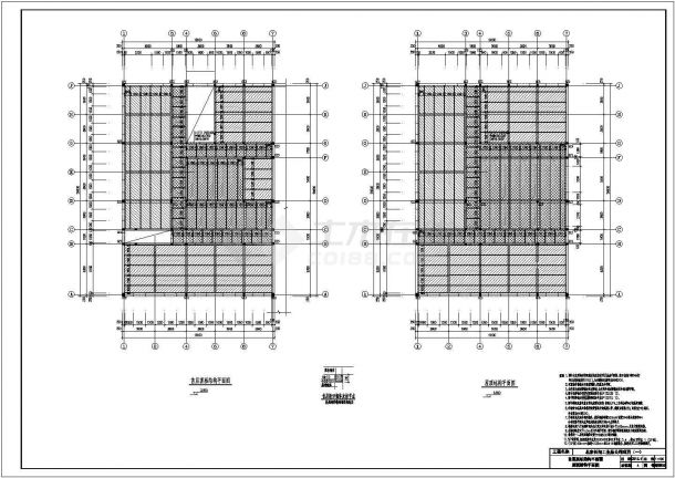 某地2层砖混结构砌体预应力楼板商业办公楼-图二