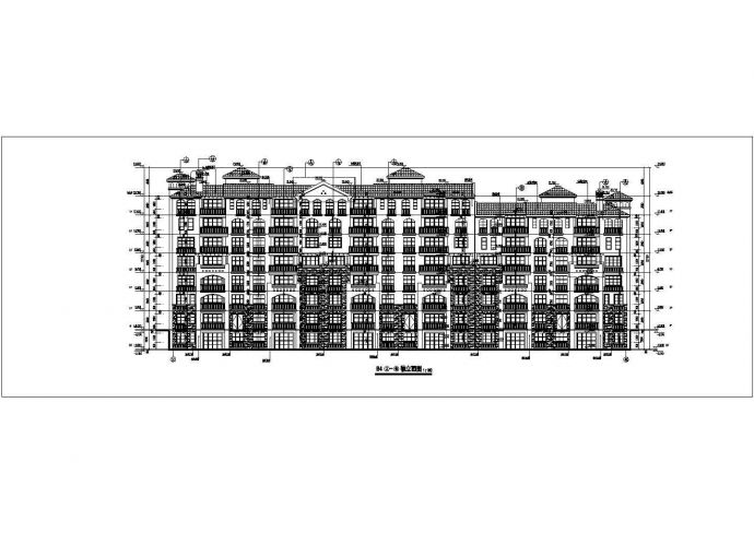某地七层框架结构洋房住宅建筑施工图_图1