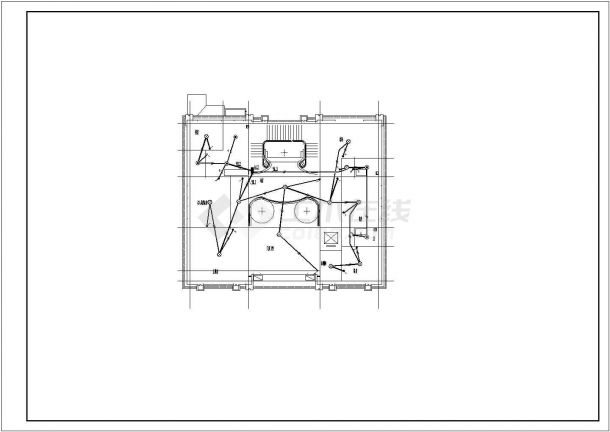 某三层独栋别墅电气设计详细图纸-图二