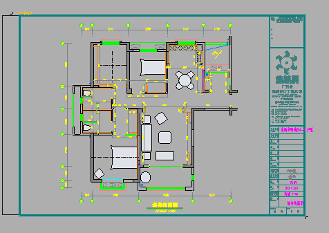 三室两厅室内装修设计图纸(中式、欧式、东南亚风格三个风格)_图1