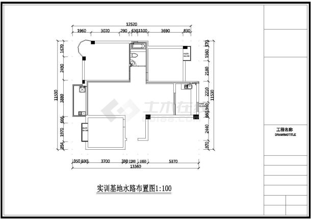 某地现代风格家居布置详情图-图一