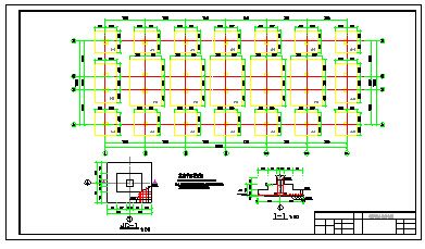 某市8层框架结构社保局办公综合楼毕业设计（结构图）-图二