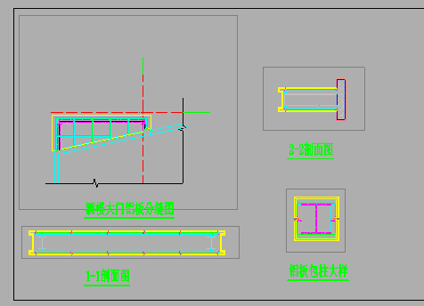 某商场大门装修全套施工图