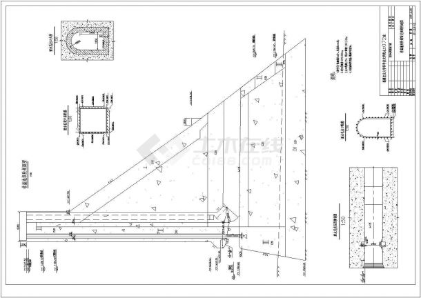 混凝土重力坝设计图纸（含计算书及说明）-图二