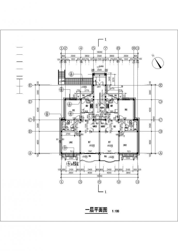 某地多层小区住宅楼建筑设计施工图_图1