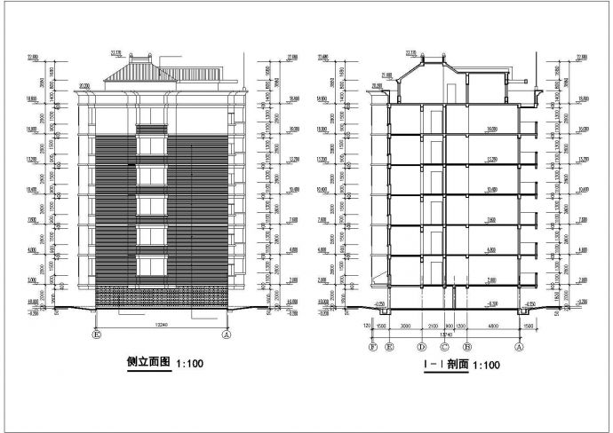 某地六层公寓住宅楼建筑设计施工图_图1
