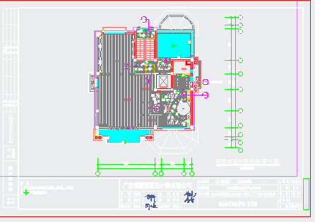 碧桂园桃花山生态新城一期G213T别墅（豪)样板房装修设计施工图_图1