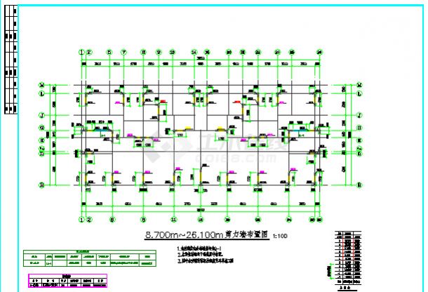 某9层纯剪力墙结构住宅楼施工图-图一