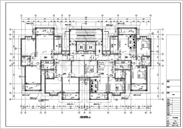 32层3高层住宅建筑设计施工图-图二