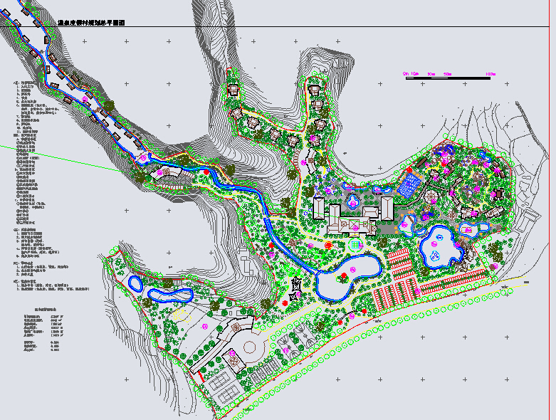某度假村景观规划设计图