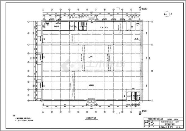 精美钢结构工厂设计CAD参考图-图一