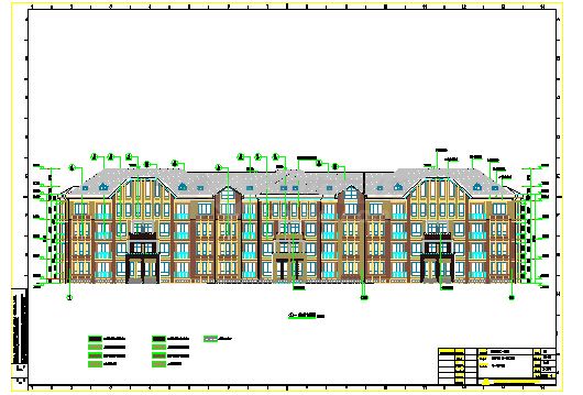 【东北】六层法式新古典主义住宅建筑施工图-图二