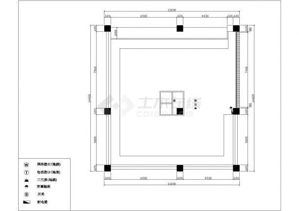 某品牌服饰专卖店全套装修设计施工图-图二