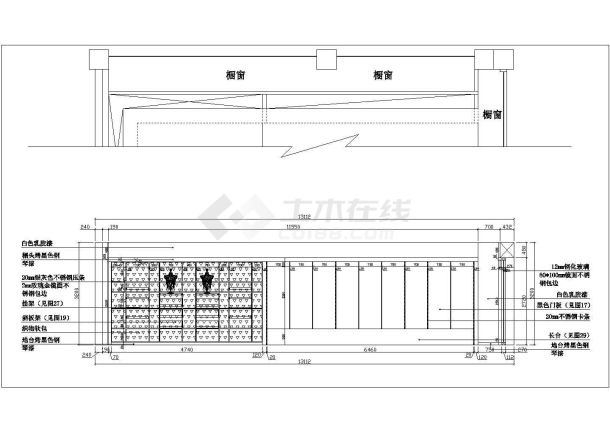 某服饰专卖店全套装修设计施工图-图二