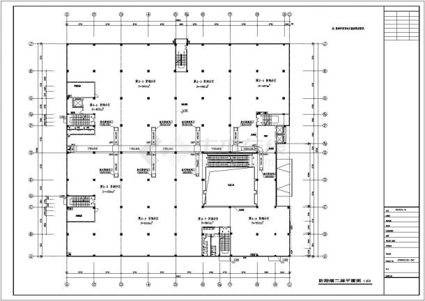 电影院综合大楼空调系统设计图-图二