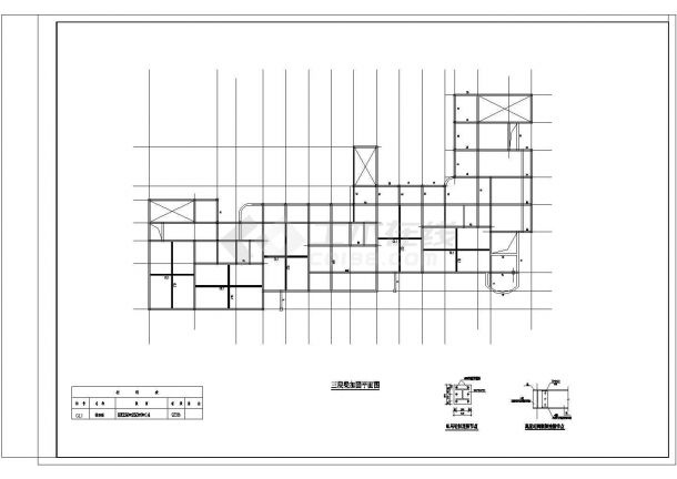 【浙江】某地地上3层砌体结构幼儿园加固施工图-图二