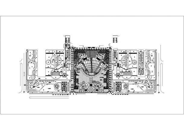 【兰州】酒泉路某广场设计平面图-图二