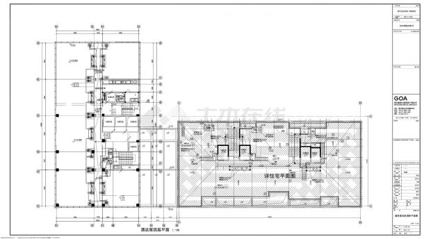 临平大东安社区B-10地块项目，E-30-16酒店消防平面图CAD图.dwg-图一