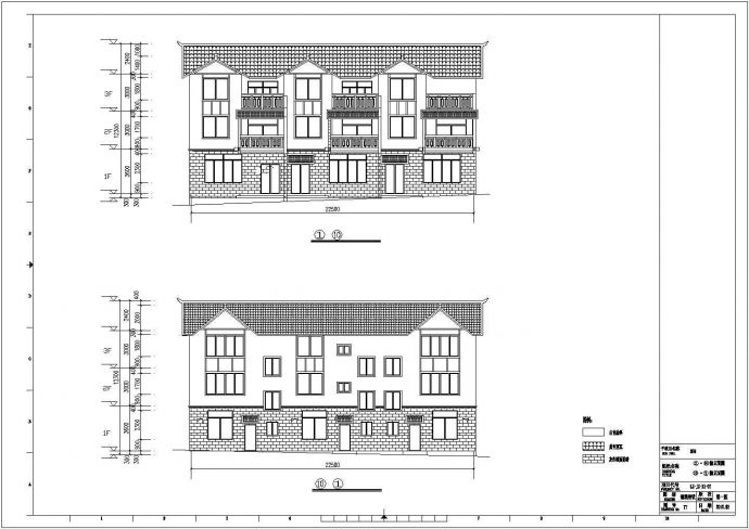 某地3层连户住宅楼建筑设计施工图_图1