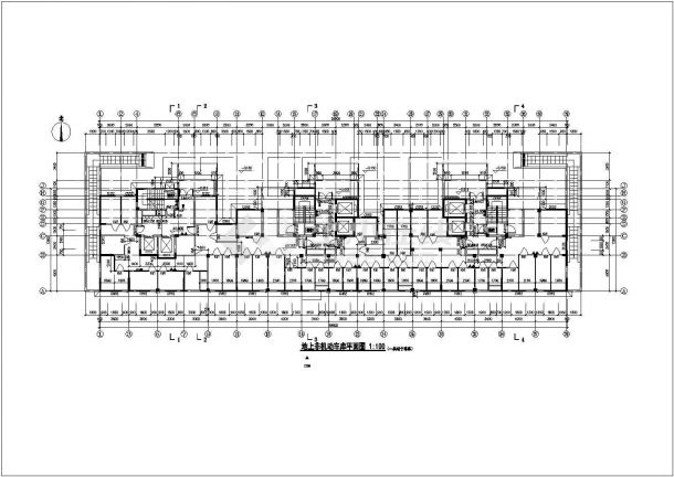 某地框架剪力墙结构高层住宅建筑施工图-图二