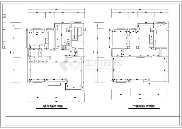 两层欧式风格洋房装修装修设计图纸-图二