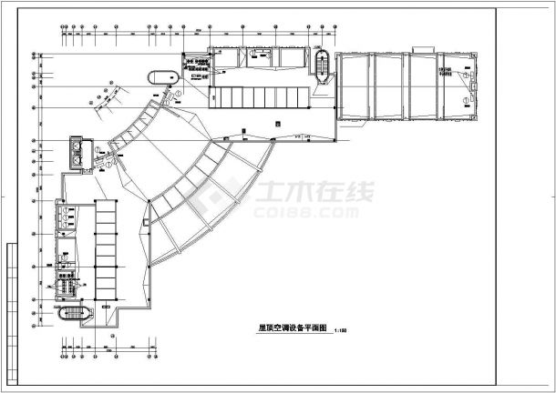 【天津】某三层会所暖通工程设计图-图二