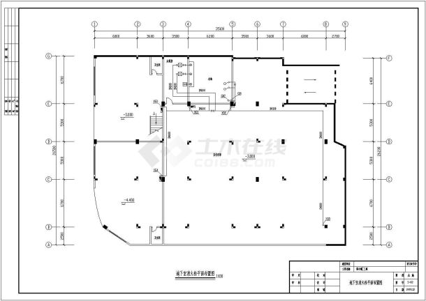 某九层商住大楼消火栓设计施工图纸-图二