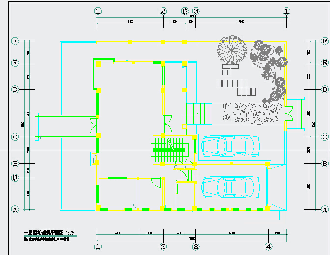 某4层别墅简欧风格精装修全套设计施工图_图1