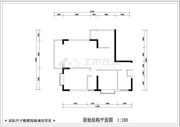 现代风格两室一厅家装设计方案全套（带3D、效果图和预算）-图一